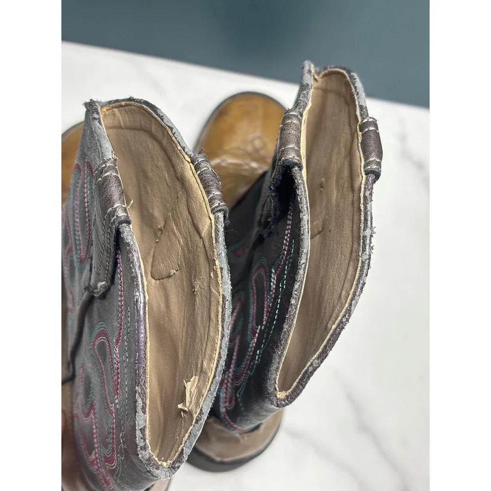 Roper Little Kids Size 2 Cowboy Boots Brown Western 09-018-1222-1226